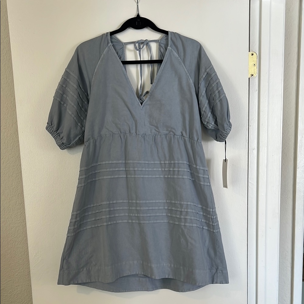7 For All Mankind Blue Denim Dress